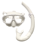 Freediving Snorkel and Mask set White fr-set-white €20.00
